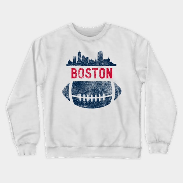 Boston City football Crewneck Sweatshirt by Sloop